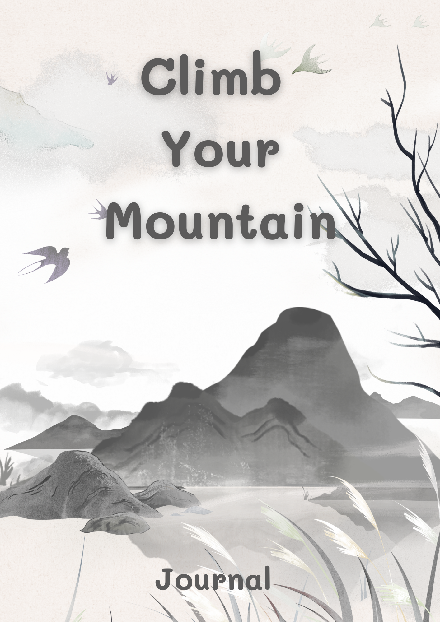 Beige Grey Elegant Nature Cover Story Book A4 Document -2