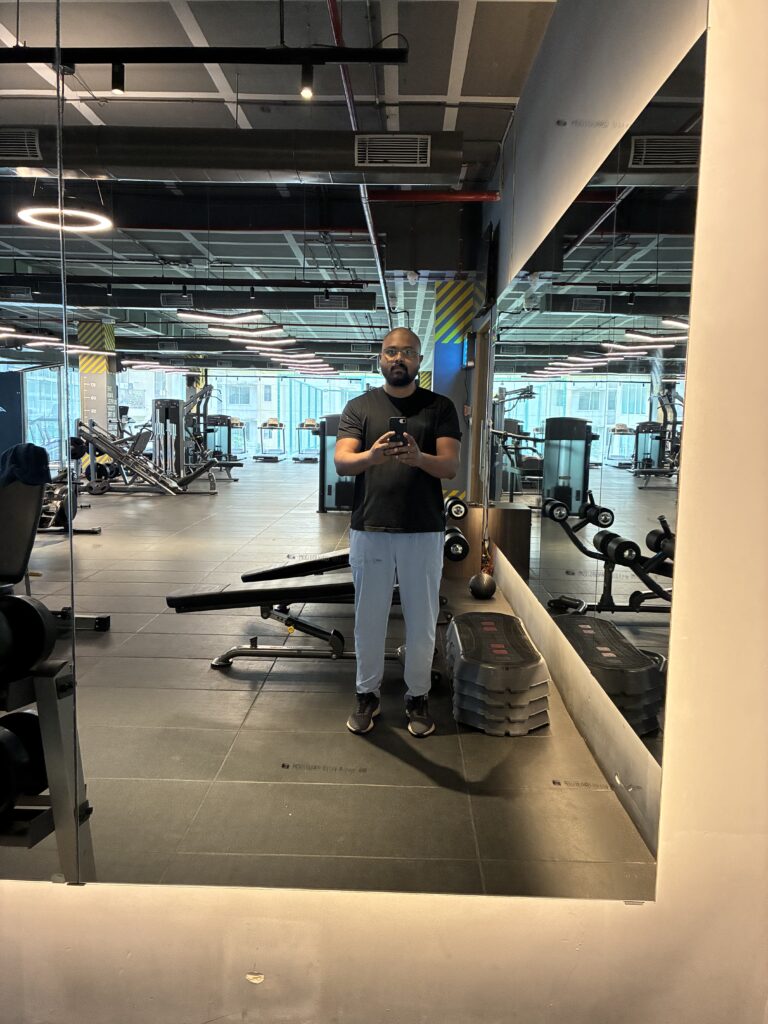 Photo clicked in Gym on 23rd August, 2026